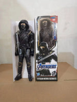 Hasbro 12 Inch Captain America Wolverine Iron Man Thor Spider Man Patriot Black Panther Figures Moving Doll Model Toy Gift