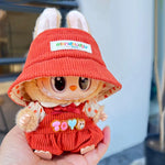 For 17cm 3.0 Ropa Labubu V1 V2 V3 outfit clothes Time to chill doll clothes for labubu II Doll cute clothes