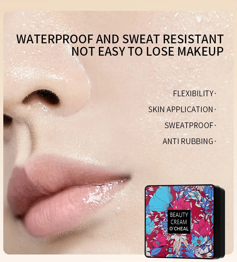 Mushroom Head Air Cushion CC Cream Foundation Concealer Oil-control BB Cream Whitening Face Base Makeup Cosmetics Moisturizing