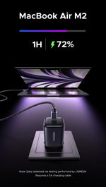 UGREEN 45W GaN Charger PD3.0 PPS QC3.0 Quick Charge For Samsung S25 S24 Ultra iPhone 17 16 15 Pro Max iPad Tablet Fast Charger