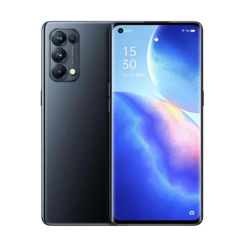 OPPO Reno 5 pro 5G LTE GSM Unlocked 6.55" 64MP Quadruple camera (Dual SIM)(Dimensity 1000+)(Black/Blue/pink Global) used phone