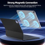 Lightweight Magic Keyboard for iPad Air 2025 Case for iPad Air 6 11 2024 Pro 13 Pro 11 2024 for iPad Pro 12.9 Air 4 5 10.9