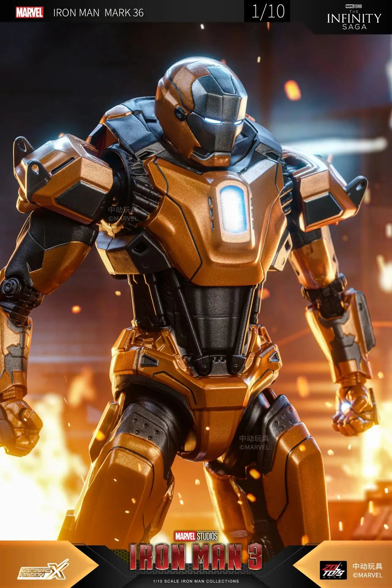 ZD Toys Iron Man Action Figure Mark 35 Red Snapper Iron Man MK 24 MK 22 MK 47 Tony Stark Ironman Figure Action Collect Toy Gift