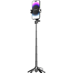 Draagbare telescopische multifunctionele statief telefoon selfie stick