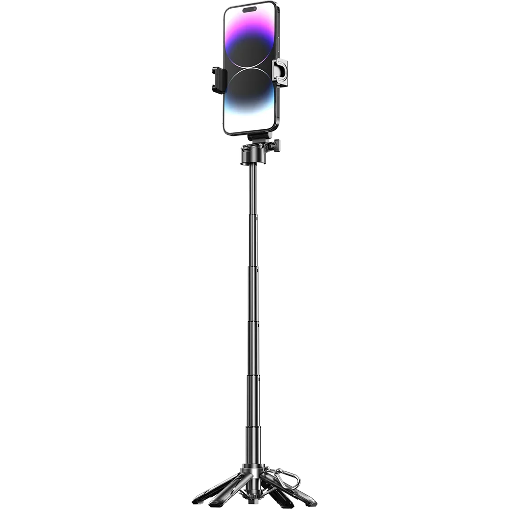 Draagbare telescopische multifunctionele statief telefoon selfie stick