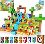 2025 NEW Magnetic Blocks Game Mine Magnet Worlds DIY Toys For Boys Girls STEM Montessori Sensory Cubes Game Toys Christmas Gifts