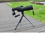25-75x60 HD Spotting Scope Powerful Monocular Zoom Telescope Prism Waterproof for Birdwatching Target Shooting Camping