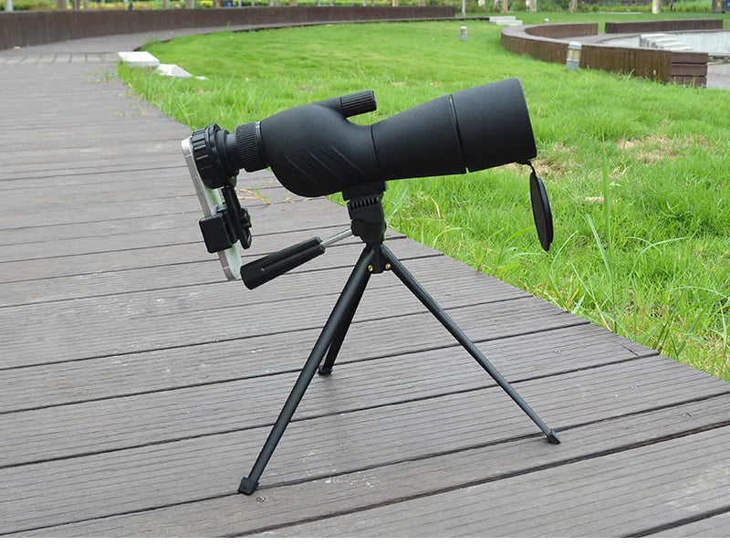 25-75x60 HD Spotting Scope Powerful Monocular Zoom Telescope Prism Waterproof for Birdwatching Target Shooting Camping