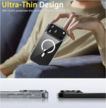 Magnetic Magsafe Wireless Charging Case For iPhone 17 Pro Max iPhone17 Air Clear Hybrid Hard Cover Soft Shell For iPhone17ProMax