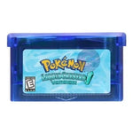 Pokémon GBA-Spielkassetten – Emerald, Seaglass, Rouge Recharged, Yellow Lunar & Dark Violet für die Game Boy Advance-Konsole
