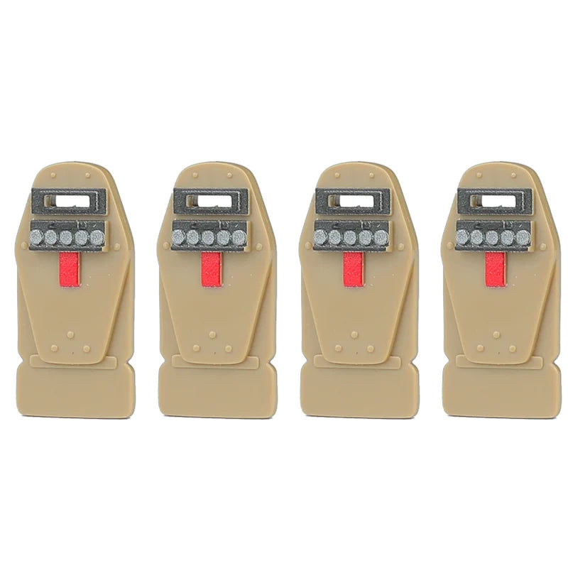 City Army Figures Building Blocks Russia Army Soldiers Weapons Special Combat Uniform Shield Combat Vests Shields Brick Toys