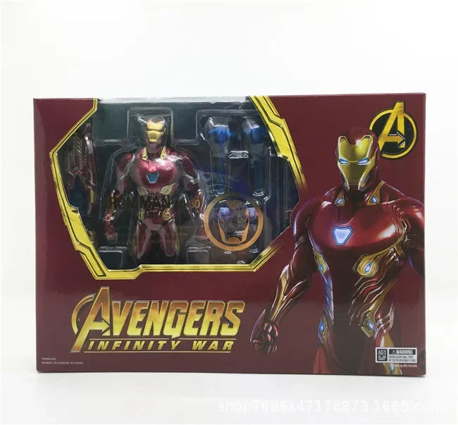 Marvel Comics Avengers 3 Infinite War Mk50 Shf Iron Man Activity Doll Model Children Christmas Birthday Gifts Toys Gifts