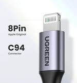 UGREEN MFi USB C to Lightning Cable PD20W Fast Charging for iPhone 14 13 12 Pro Max Mini Data Cable for iPhone for iPad