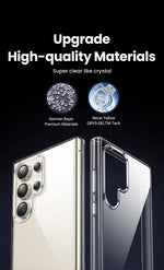 UGREEN Clear Case For Samsung Galaxy S25 Ultra Shockproof Transparent Case Cover Protective TPU for Samsung S24 Ultra Case