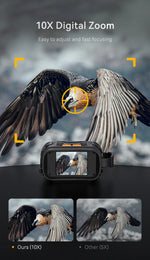 Binocular Infrared Night Visions Device 3W Infrared Telescope 10X Digital 800M Full Dark Viewing Video Record forHunting Camping