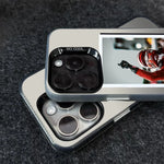 1PC Charles Leclerc 16 F1 Phone Case Phone Case IMD color silver shell For iPhone 16 15 14 13 12 11 Pro Max Plus