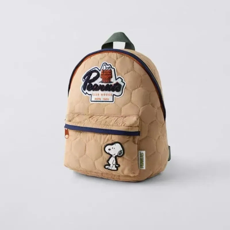 2025 Summer New Peanut Comic Snoopy Print Children's Backpack Kindergarten 3-6 Years Old Boys and Girls Backpack