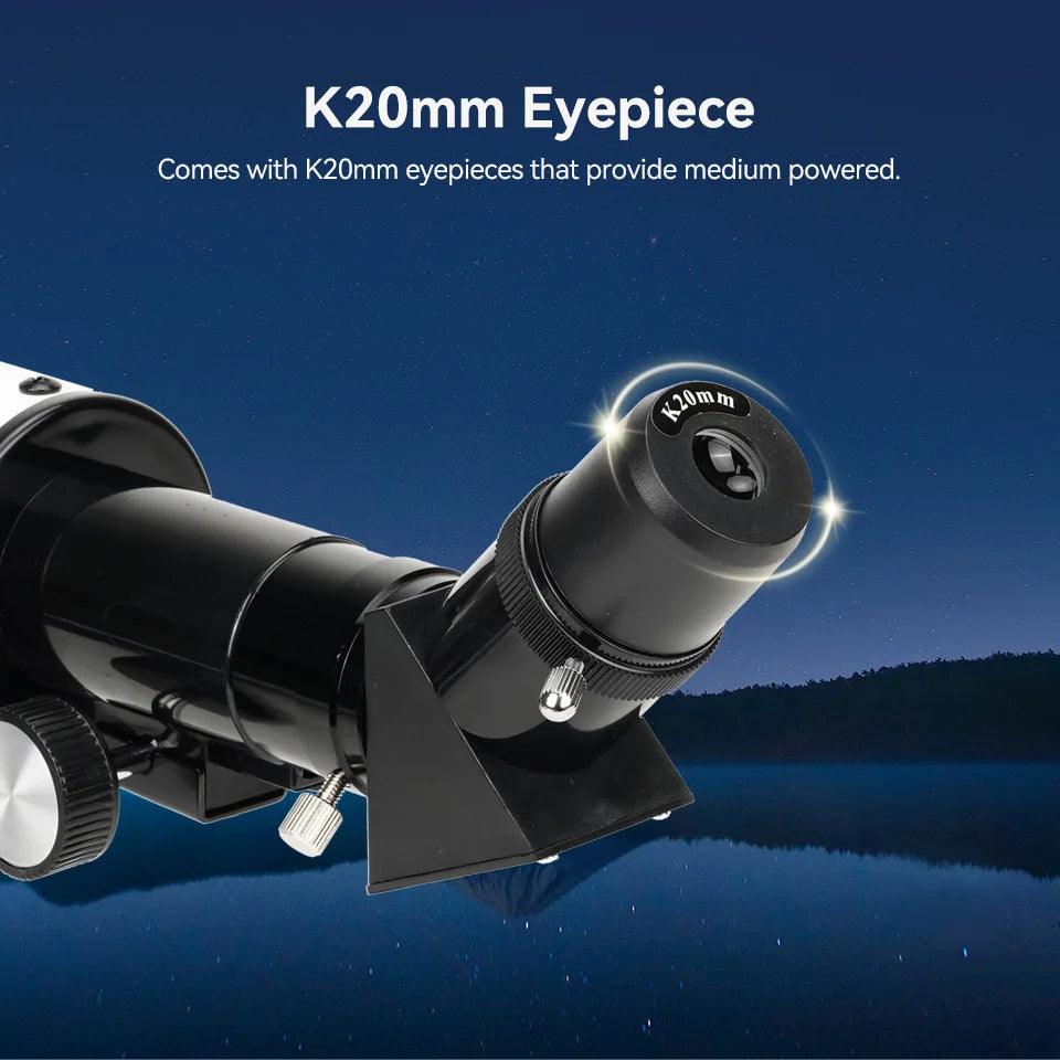 Svbony SV501P 60/70mm Astronomical Telescope Sets,for Planetary and Moon Observation,Gift for  Kids,Beginners and Students