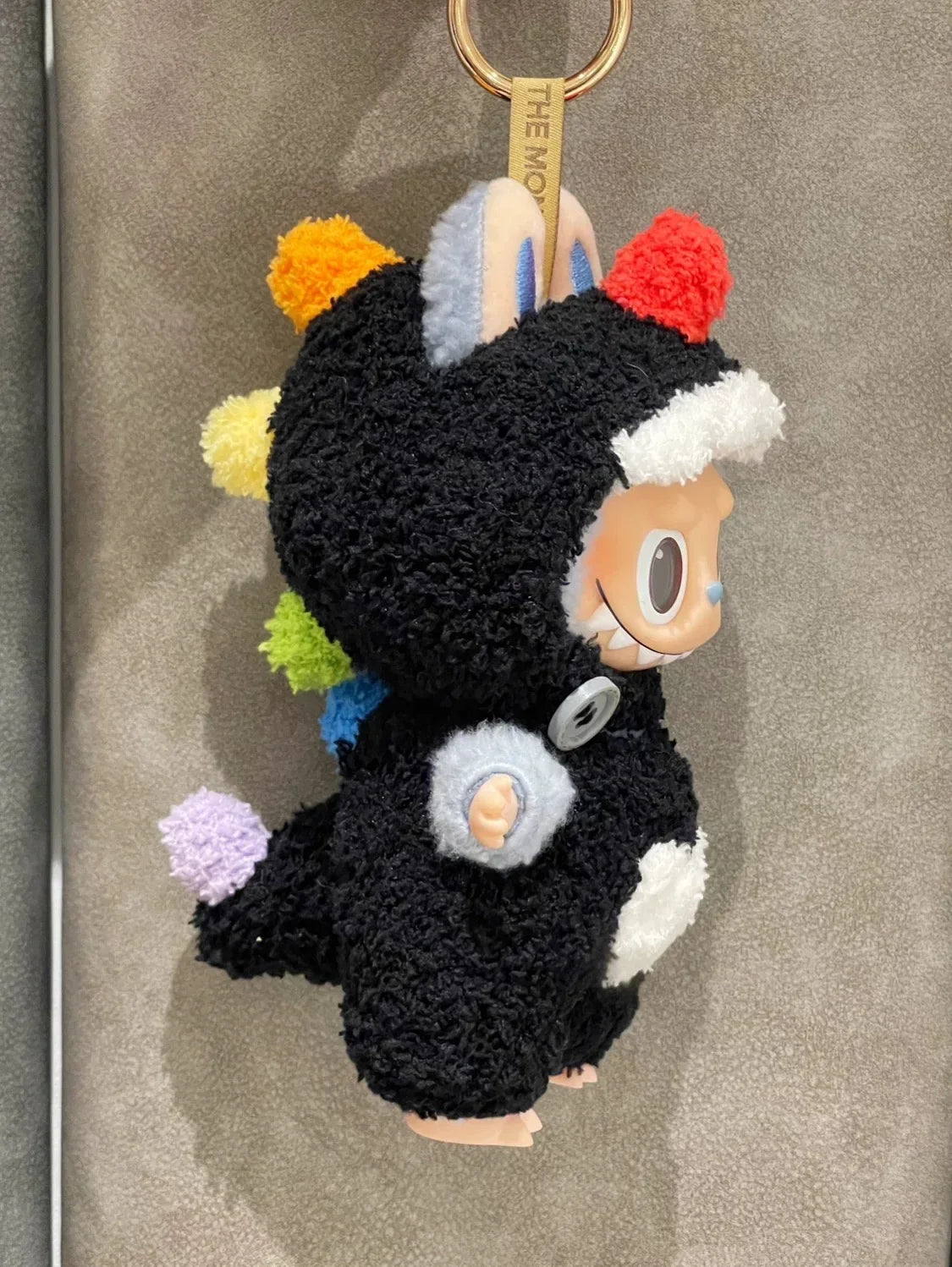 For 17cm Labubu Clothes Lovely Pink Velvet Rabbit Little Devil  Trendy Outfit Accessories Fashion Gift