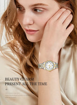 OPK 8110 Watch For Women Quartz Watch Waterproof Classic Luxury Brand Ladies Watch Stainless Steel Strap Watches Reloj Mujer