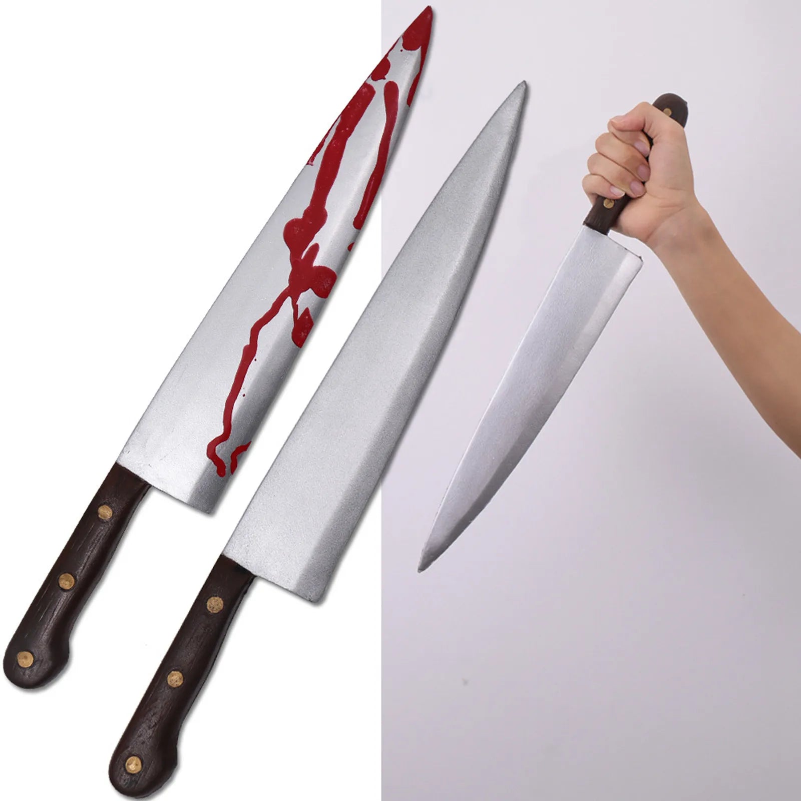 1PC Halloween Role Play Prop Simulation Bloody Knife Costume Accessories Ghost Festival Halloween Party Horror Decoration