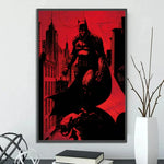 Batman Movie Posters Figures Home Decoration Canvas Painting Wall Art Bedroom Cartoons Decor