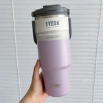 Tyeso Stainless Steel Coffee Cup Cold And Hot Double-layer Insulated Cup Tumbler Thermo Water Bottle Car Travel Mug Vacuum Cup