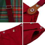 Baby Christmas Outfit Boy Kids Gentleman Formal Suit Toddler Suspenders Clothing Set Infant Party Dress Shirt