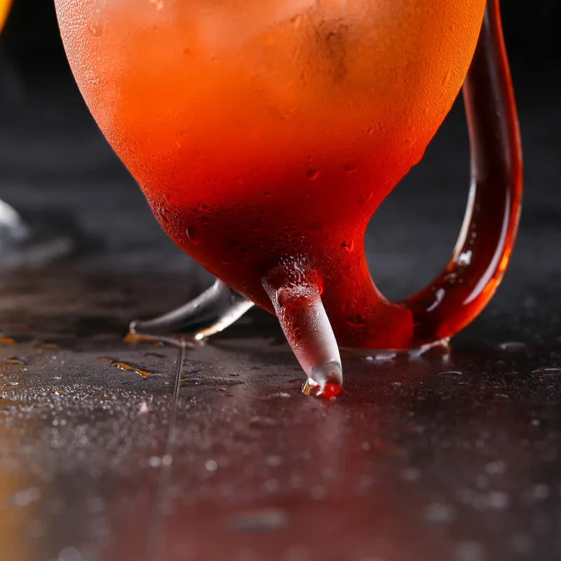 Creative Halloween Vampire Cup Cocktail Glass Creative Pipe Mold Molecular Cocktail Champagne Glass Bar Cocktail Glass Cup