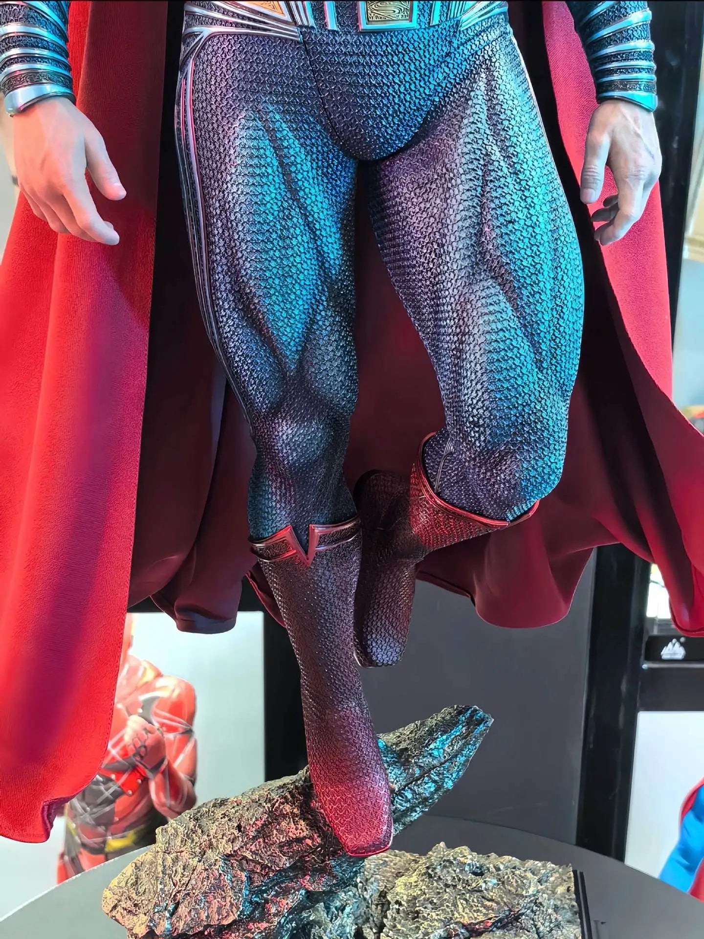 DC Justice League Superman Cold Cast Resin Statue - Museum Grade GK Figure, Hand Painted Collectible Model Gift