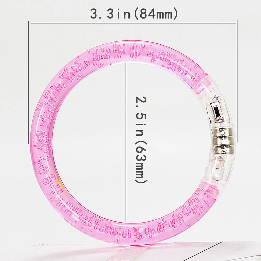 10-30 Pcs Kids Adult Party Supplies LED Light Up Bracelet Toys Birthday Wedding Guest Gifts Halloween Christmas Bar Party Favors
