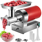 SucceBuy Electric Meat Grinder, 661 Lbs/Hour 1100 W Meat Grinder Machine 1.5 HP Electric Meat Mincer with 2 Grinding Plates,