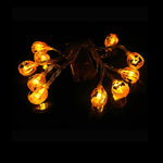 1.5M 10LED Halloween LED Light String Horror Eyeballs Pumpkin Spider Bat Skull Lamp Trick Or Treat Happy Halloween Party Decor