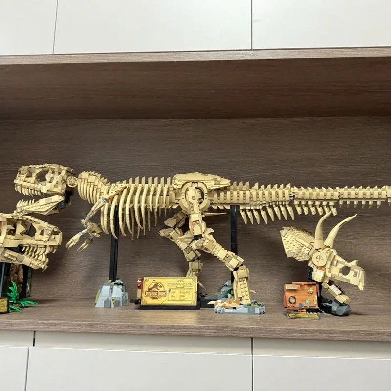 3145pieces Dinosaur Park Fossils Building Blocks Set Adults Assembled Bricks Model Toy Birthday Gifts Compatible With Set 76968