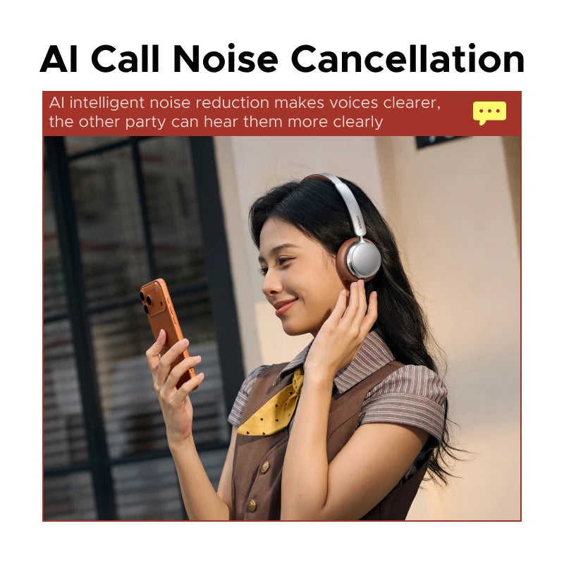 UGREEN Studio Plus 25dB ANC Active Noise Cancelling Headphones Wireless Over Ear Bluetooth Earphones, 3D Spatial Audio