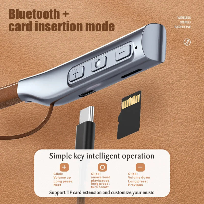 Wireless Bluetooth Earphones Wireless Headphones Magnetic Sport Neckband Neck-hanging Earbuds Wireless with Mic Bluetooth5.0