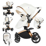 3 in 1 Lightweight High Landscape Baby Stroller Cart Carriage for Newborn Luxury Pushchair