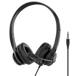 Wired USB Headset Call Center Headphones with Microphone Noise Cancelling Over Gaming Over-Ear Headsets for Computer PC Laptop