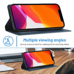 Leather Flip Phone Case For Xiaomi Redmi Note 8 9T Note 10S 11S 12 13 14 Pro Fashion Magnetic Wallet Bracket Shockproof Cover