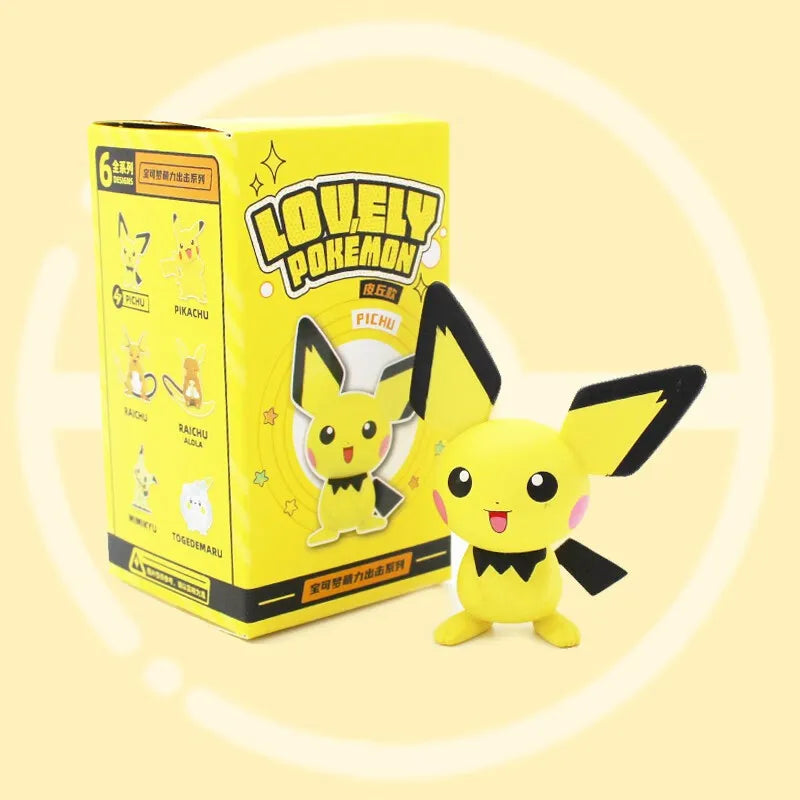 Pokemon Pikachu Anime Action Figure Toy Pvc Toy Model Hand Made Anime Dolls Toys Game Peripheral Toys Ornaments Gifts For Kids