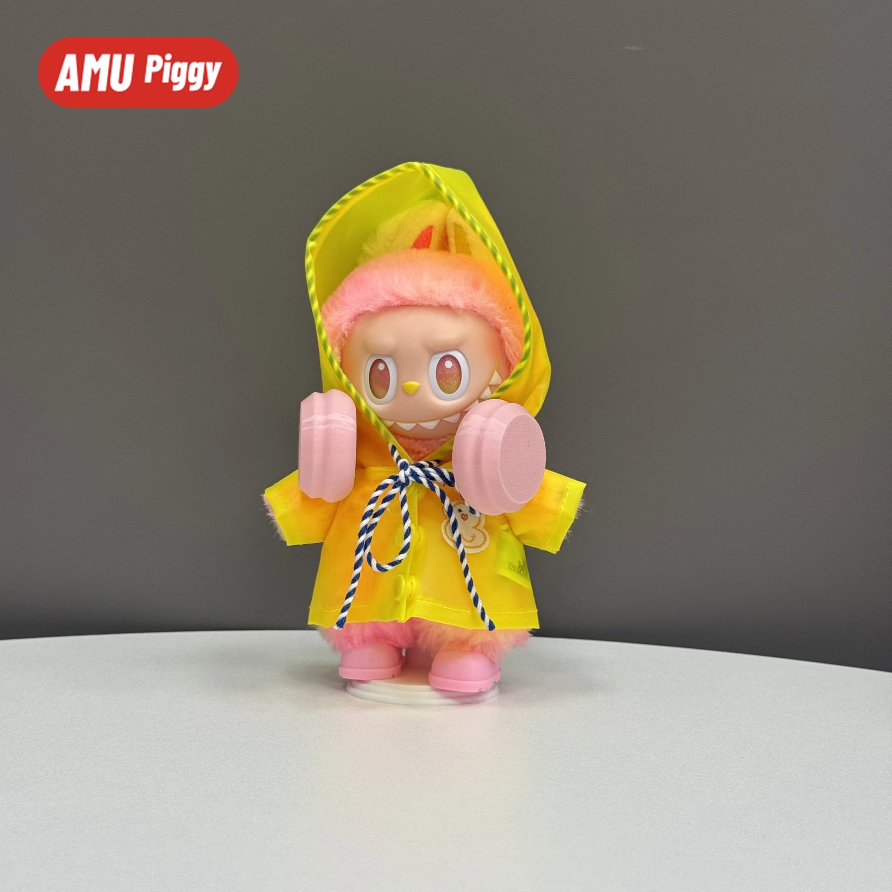 Doll Clothes: Baby Clothes Third Generation, Front High Energy Set, Sitting Party, Macaron,Only clothes