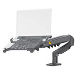 2 in 1 NB New F80 + FP-2 Monitor and Laptop Holder for 17-30" Monitor + 10-17" Laptop Desktop Mount Stand Clamp