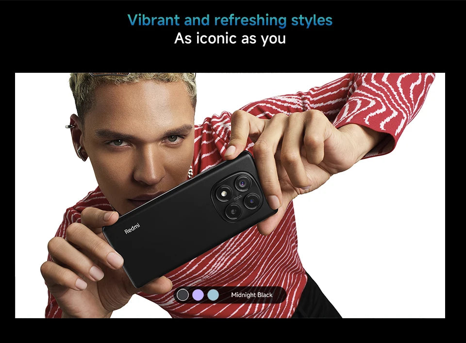 Global Version Xiaomi Redmi Note 14 Pro 4G Smartphone 200MP AI Camera MediaTek Helio G100-Ultra 6.67