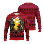 2026 Hot The Simpsons Print Sweatshirt Winter Christmas Ugly Hoodie Women's Casual Pullover Harajuku Festive Streetwear Y2k Top