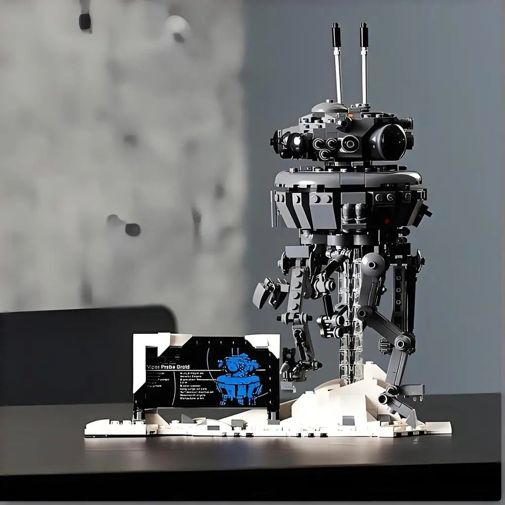 MOC Stock Imperial Probeing Droided 75306 Model Bricks Creative Idea Detection Robot Building Blocks Toys Kids Boys Gifts