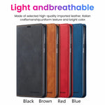 Leather Flip Phone Case For Xiaomi Redmi Note 8 9T Note 10S 11S 12 13 14 Pro Fashion Magnetic Wallet Bracket Shockproof Cover