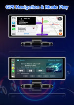 10/11.26 inch Dash Cam 4K Car DVR Wireless Carplay & Android Auto GPS Navigation Video Recorder Dashboard Dual Lens Wifi FM AUX