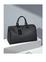 Men Business Travel Luggage Bag Leather Travel Duffle Large Capacity Hand Luggage Bag Short Trip Shoulder Bags Luxury Handbag