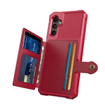 for Samsung Galaxy A12 A52 A72 A13 A33 A53 A73 A14 A34 A54 A24 A25 Case with Card Holder Heavy Duty Leather Flip Wallet Cover