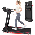 CITYSPORTS PRO Electric Folding Treadmill with Incline - 12 km/h Max Speed, Smart App Control, LED Display